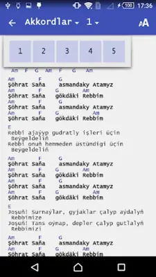 Ruhy aýdymlar - Türkmen android App screenshot 0